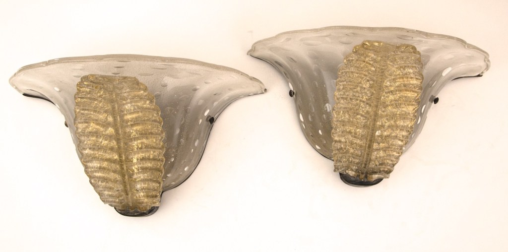 Pair of Vintage Wall Lights by Seguso
