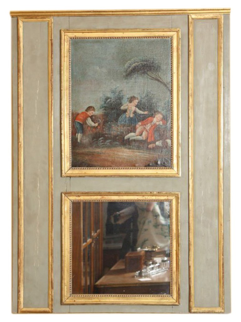 18th century French Louis XVI Trumeau Mirror