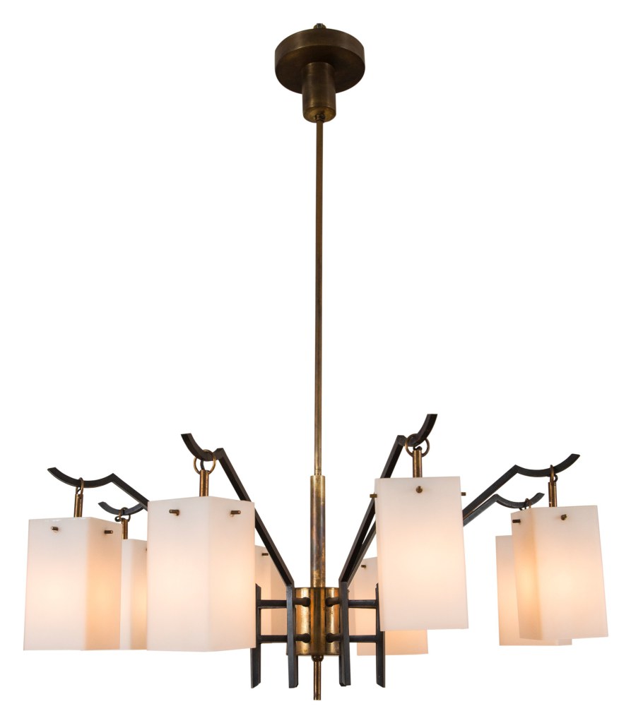 Vintage Stillnovo 8-Light Chandelier