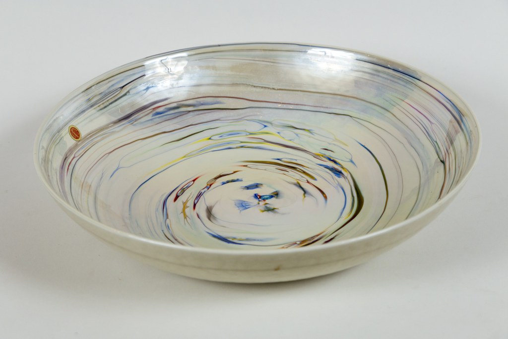 Large Decorative Shallow Bowl